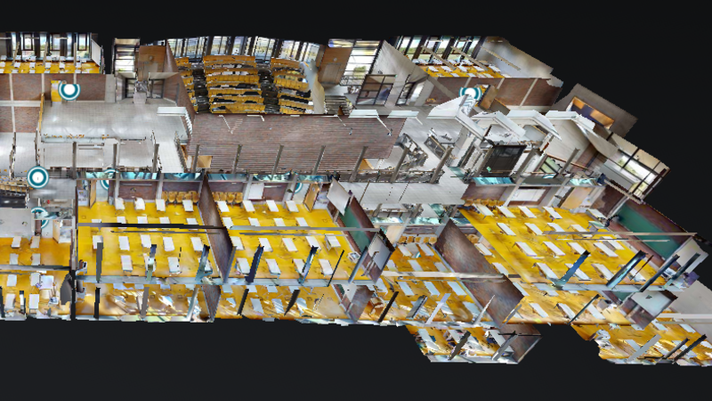 Hörsaalgebäude als 3D-Modell