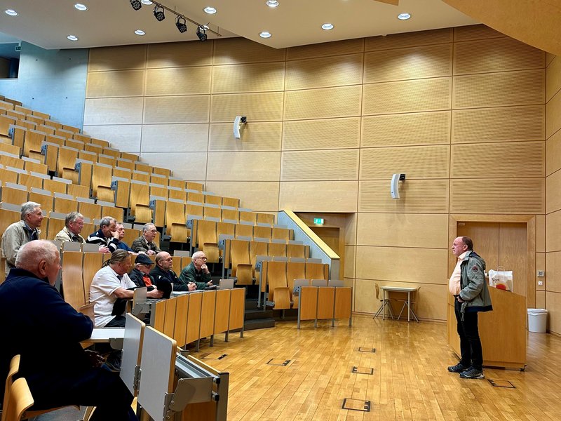 Campusbesuch der Seminargruppe 1976