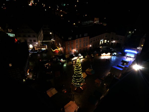 Participants at Christmas market 