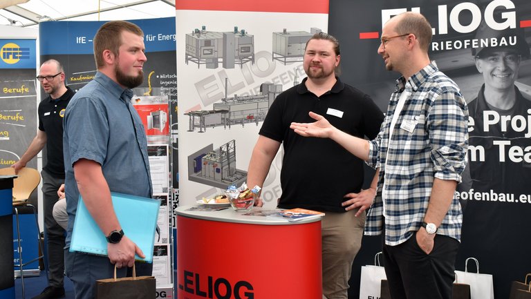 Stand zur Karrieremesse