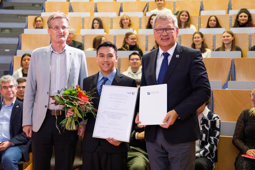 TEAG-Förderpreis 2025 für herausragende Abschlussarbeit - Than Loung Tien