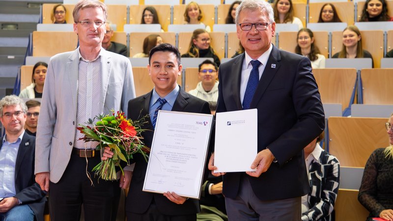 TEAG-Förderpreis 2025 für herausragende Abschlussarbeit - Than Loung Tien
