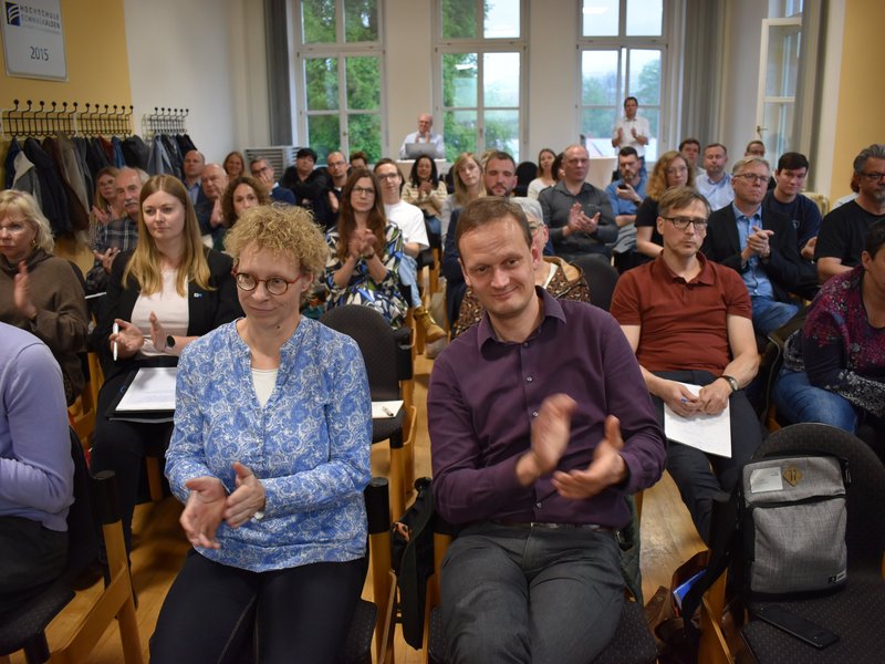 Publikum in der Aula