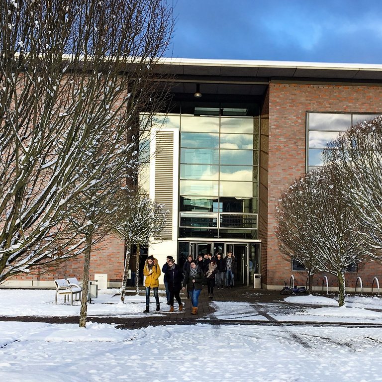 Hochschule im Schnee