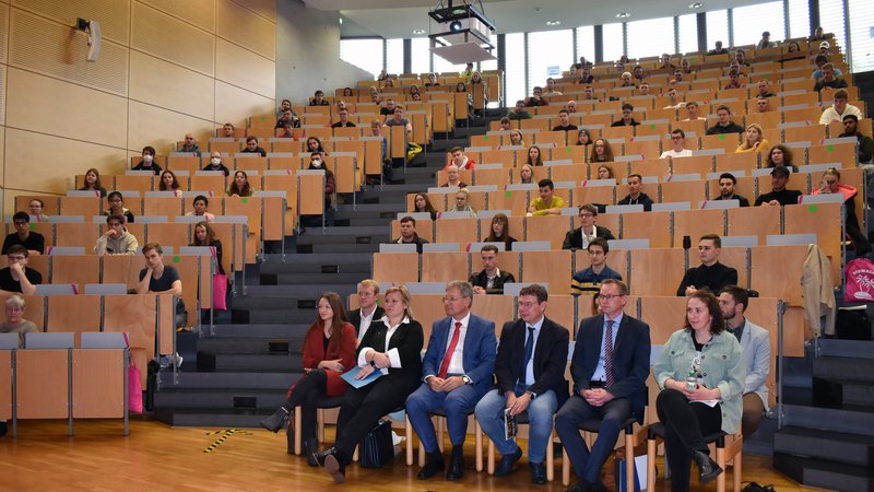 Studierende im Audimax
