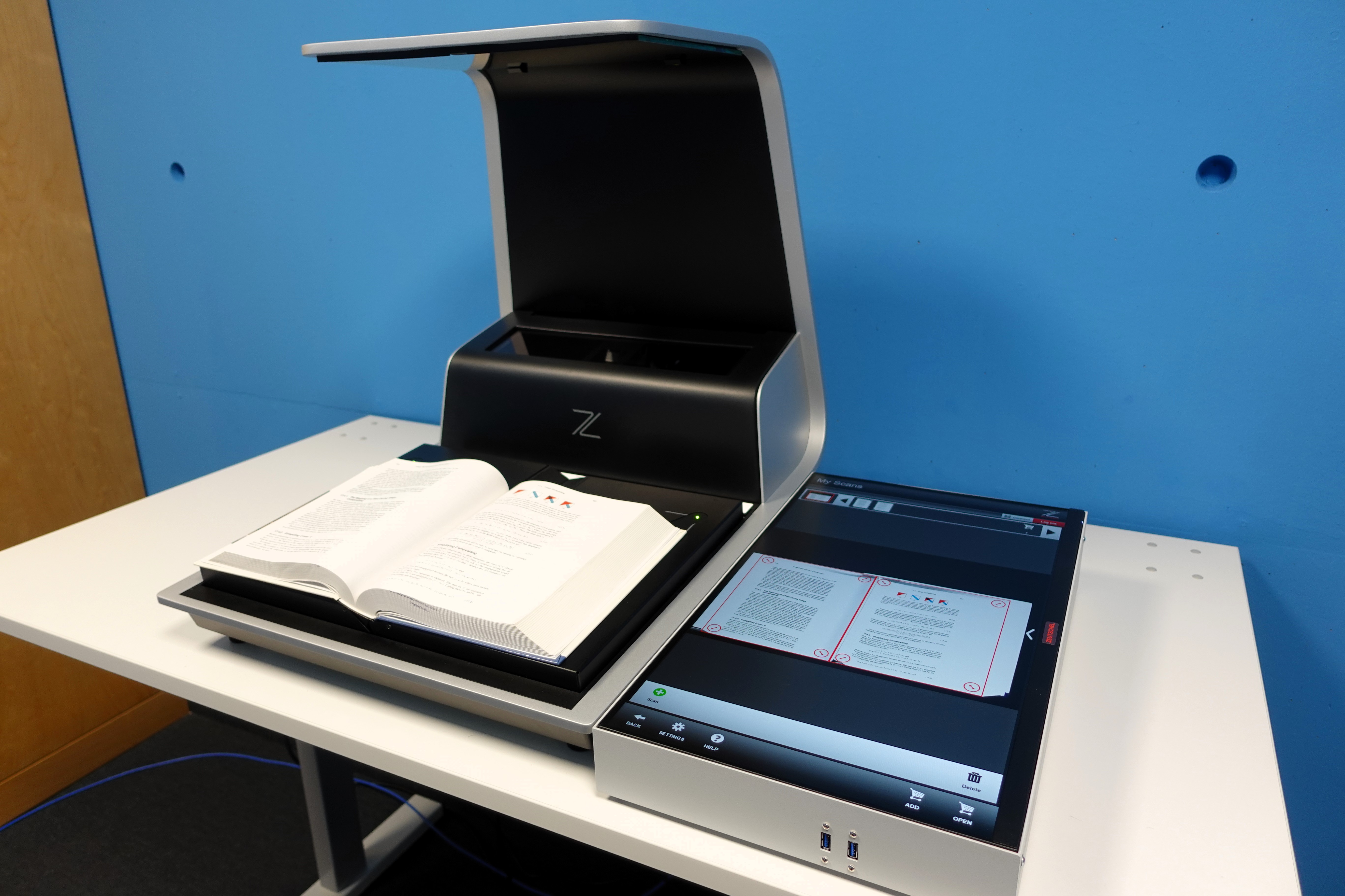 Photo: Book scanner "zeta Comfort"