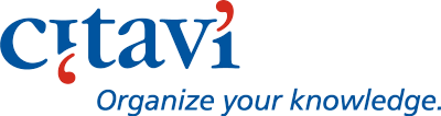 Citavi logo "Organize your knowledge" 