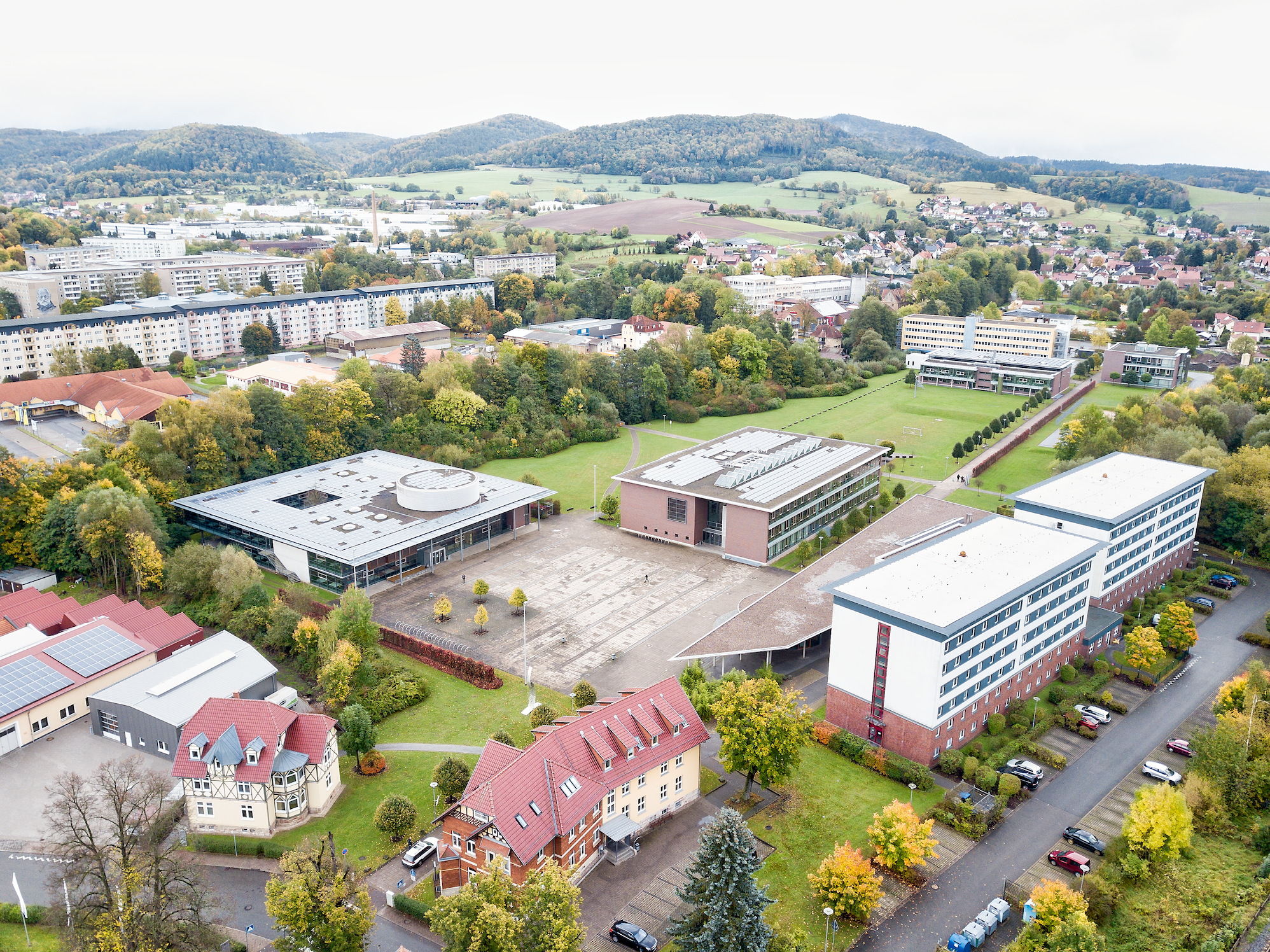 Campus Ansicht von oben