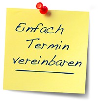 Notizzettel - Termin vereinbaren