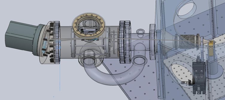 CAD-Model des entwickelten EUV Spektrometers CAD-Model des entwickelten EUV Spektrometers